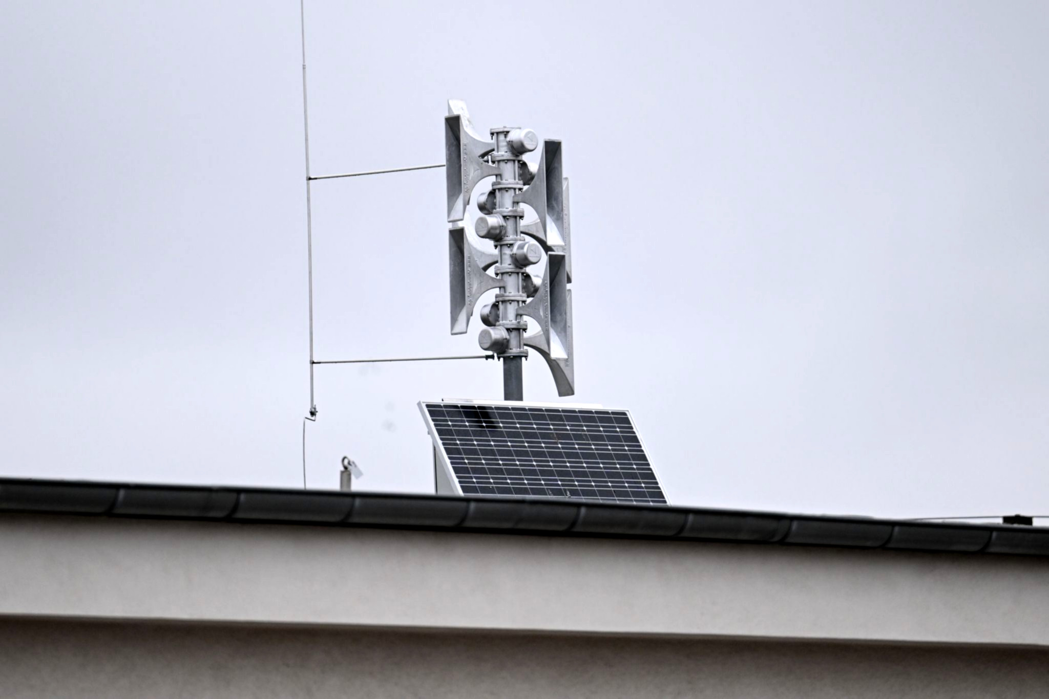 Feuerwehr testet Sirenen in Berlin.